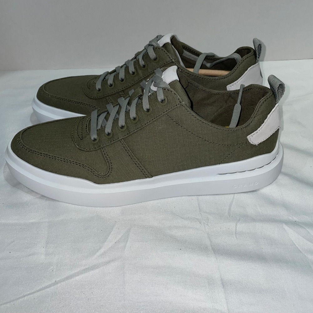 Cole Haan Grand Crosscourt Traveler Mens Sneakers Olive Green C35002 Size 7.5 M - Picture 2 of 10